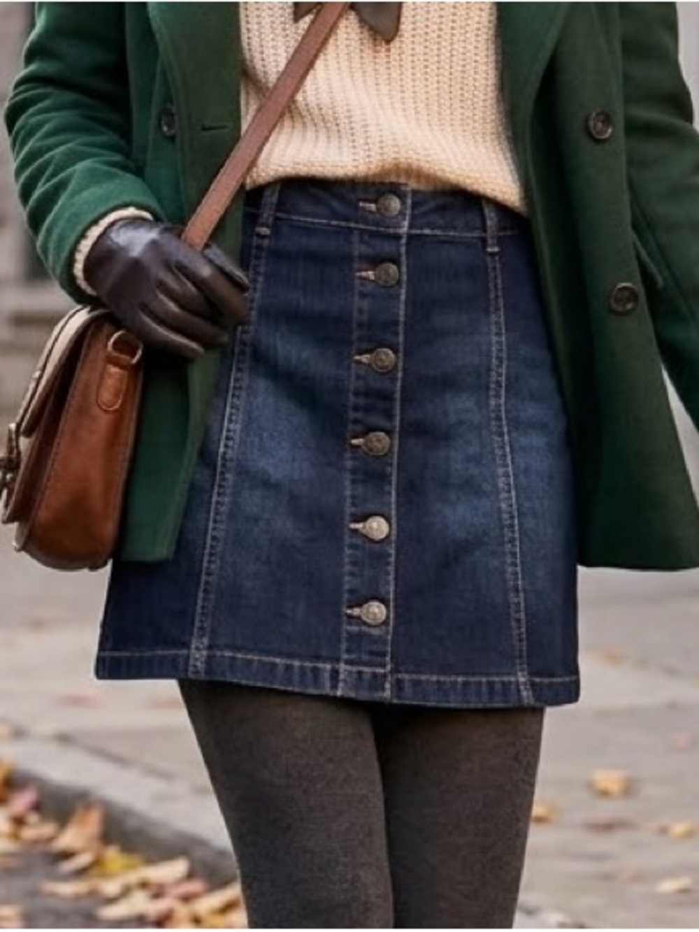Mudd FLX Stretch
Denim Button-Down
Skirt